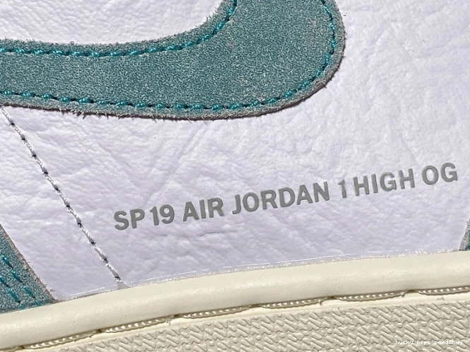 Cheap Husky 555088-311 Retro Jordan 1 Green High OG Turbo Air 0714